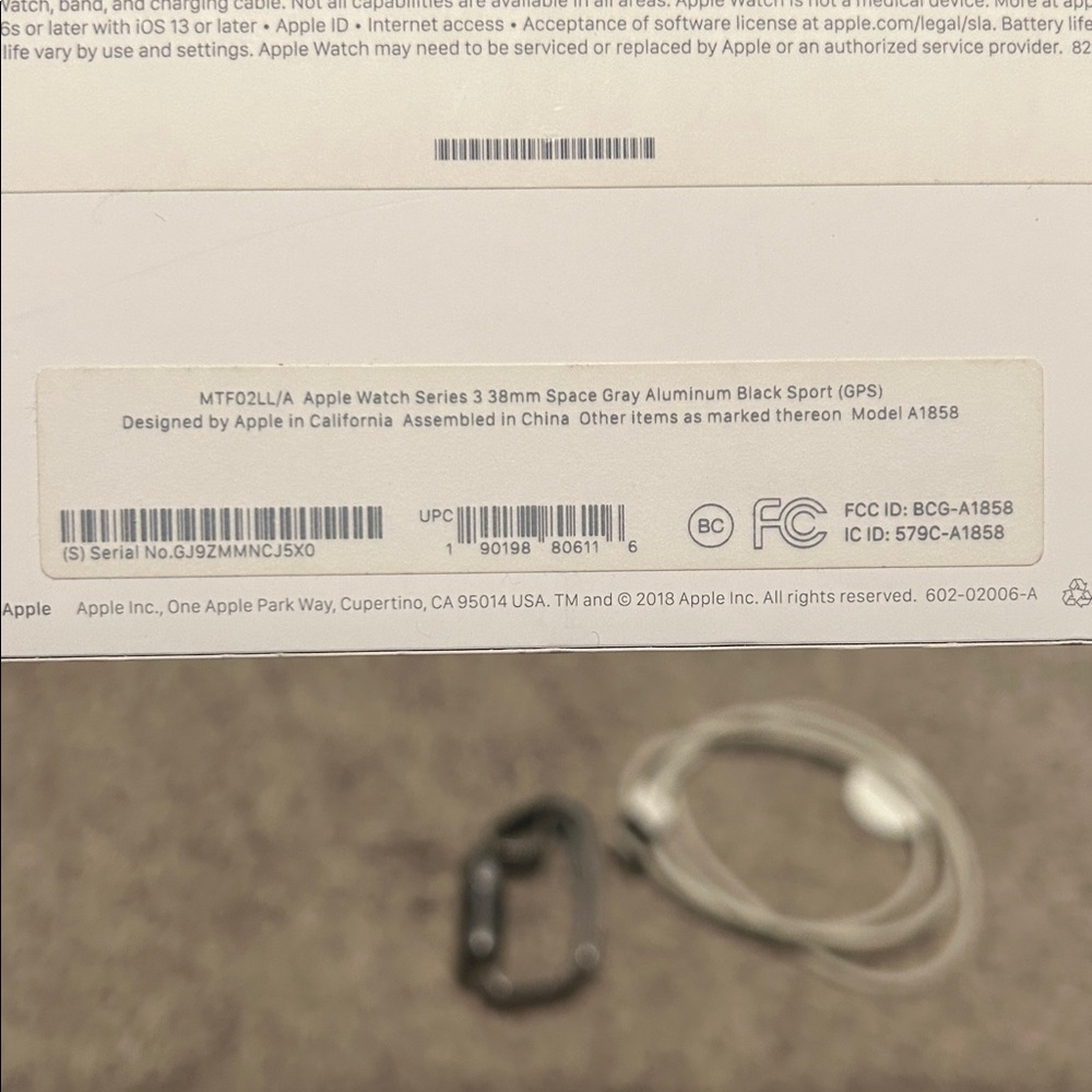Apple Watch Series 3 with Silver Milanese Loop - Picture 5 of 7